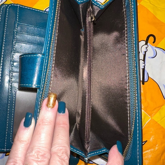 Teal wallet - Picture 4 of 5